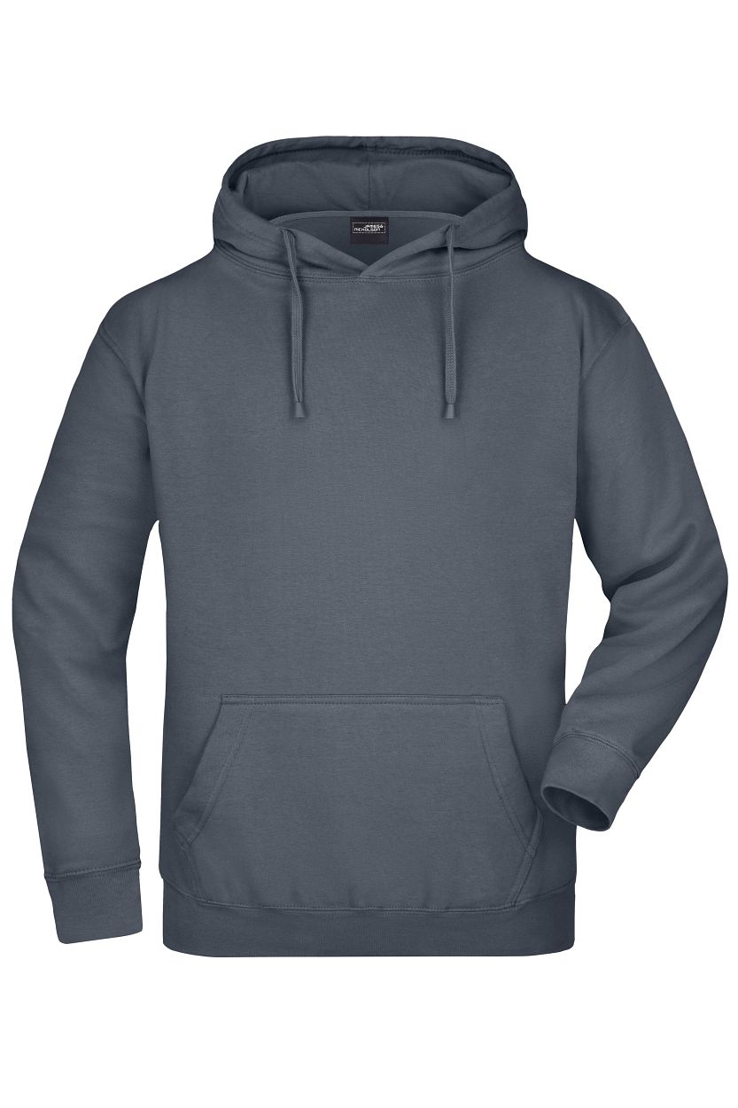 Hooded Sweat "JN047" in Graphite, Größe 3XL - Daiber