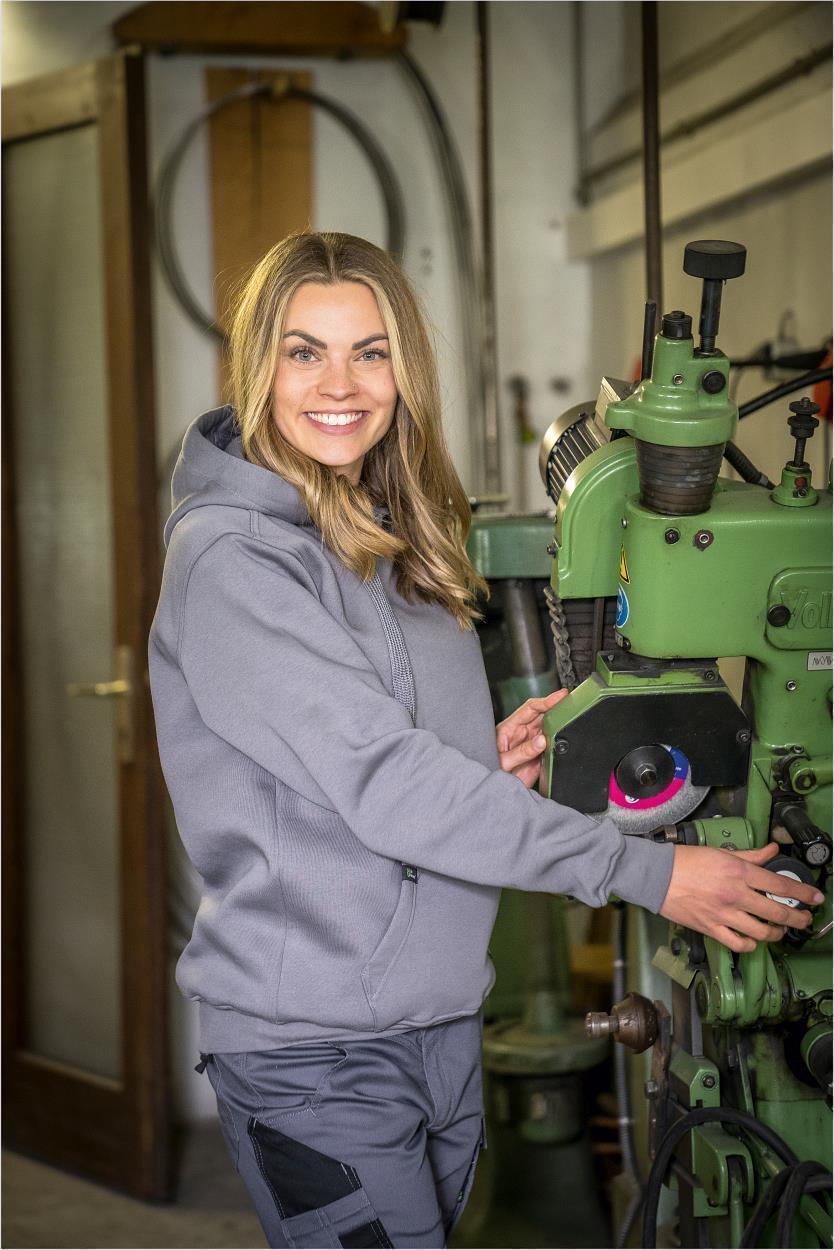 Hoodie "Toni" Flex Line Grau FLEXQ, Gr. 2XL von Leibwächter