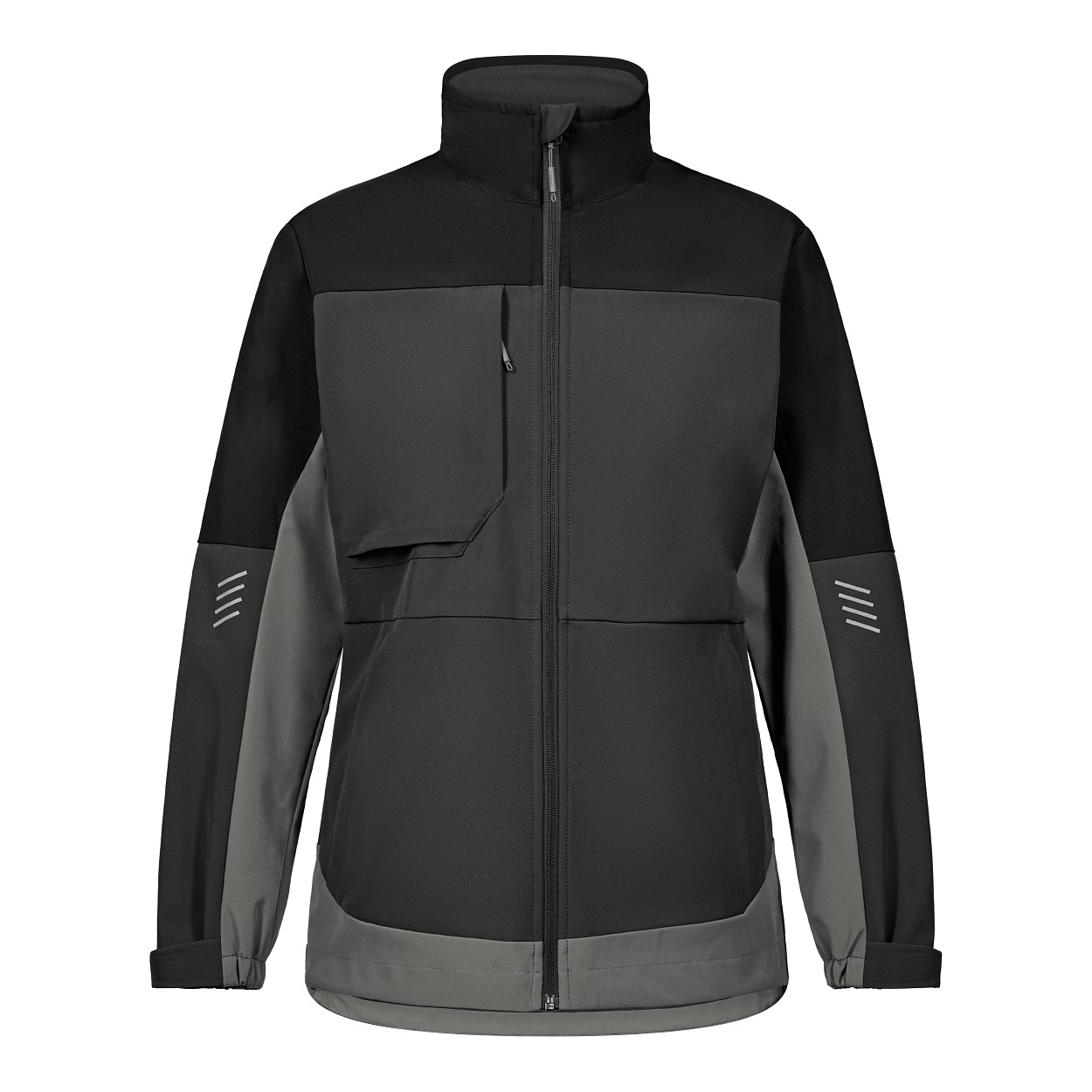 ENGEL Entire Damen Softshelljacke in Anthrazitgrau/Schwarz, Größe XS