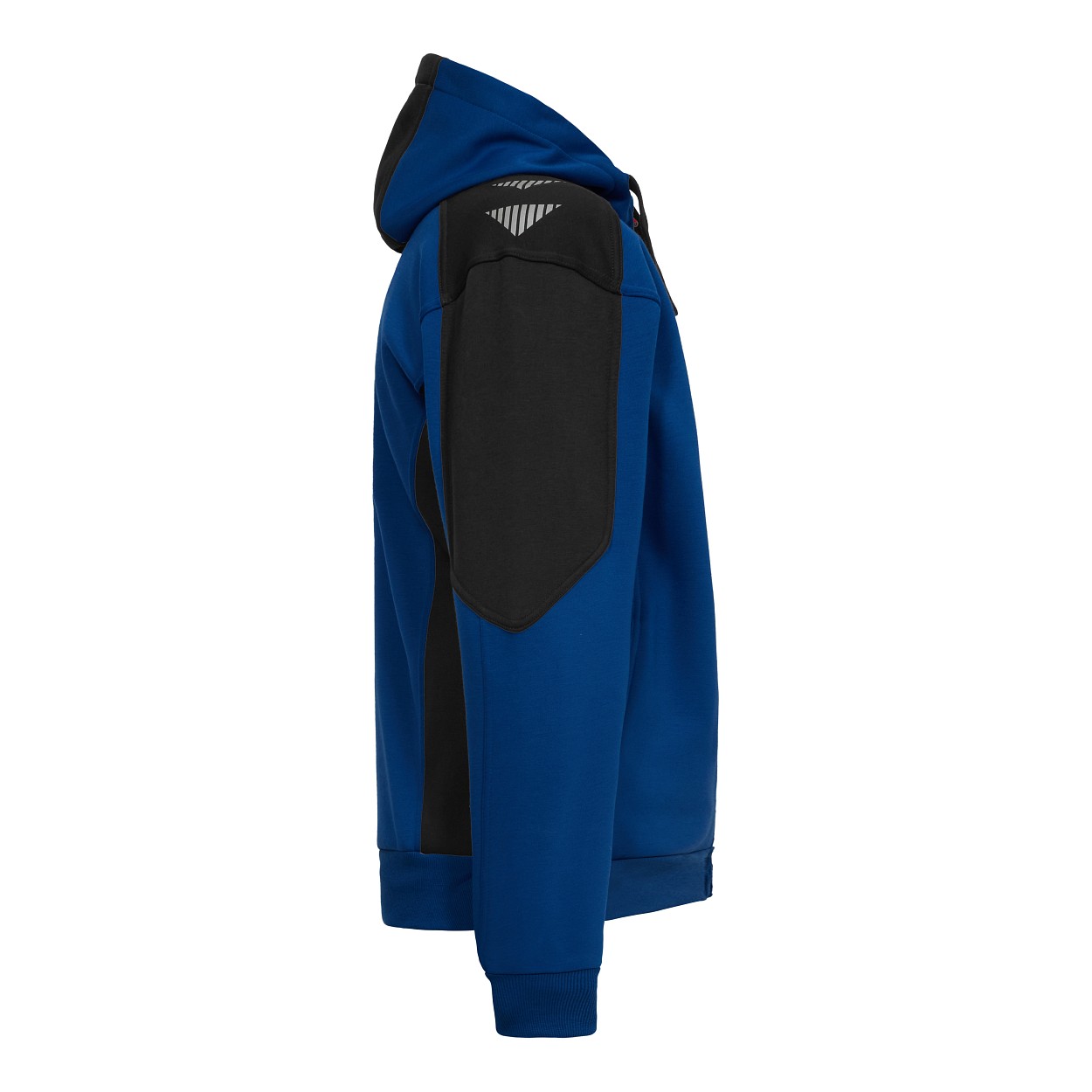 ENGEL Galaxy Sweatcardigan mit Kapuze in Surfer Blue/Schwarz, Größe XS