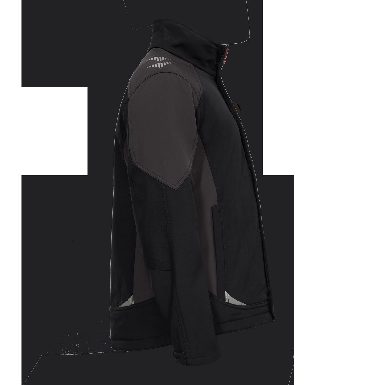 ENGEL Galaxy Softshelljacke in Schwarz/Anthrazit Grau, Größe XS