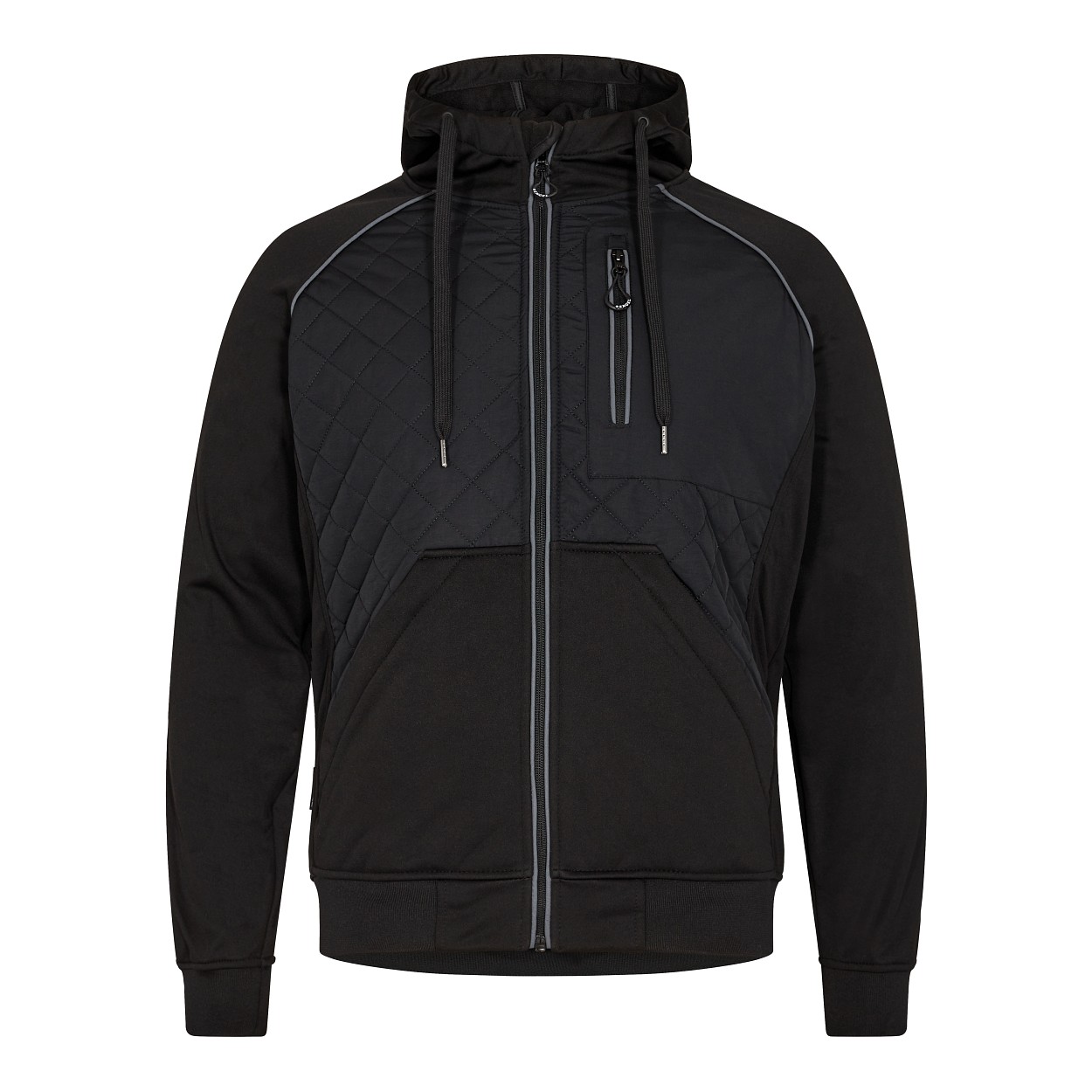 X-treme Softshelljacke mit Kapuze in Schwarz, Größe XS