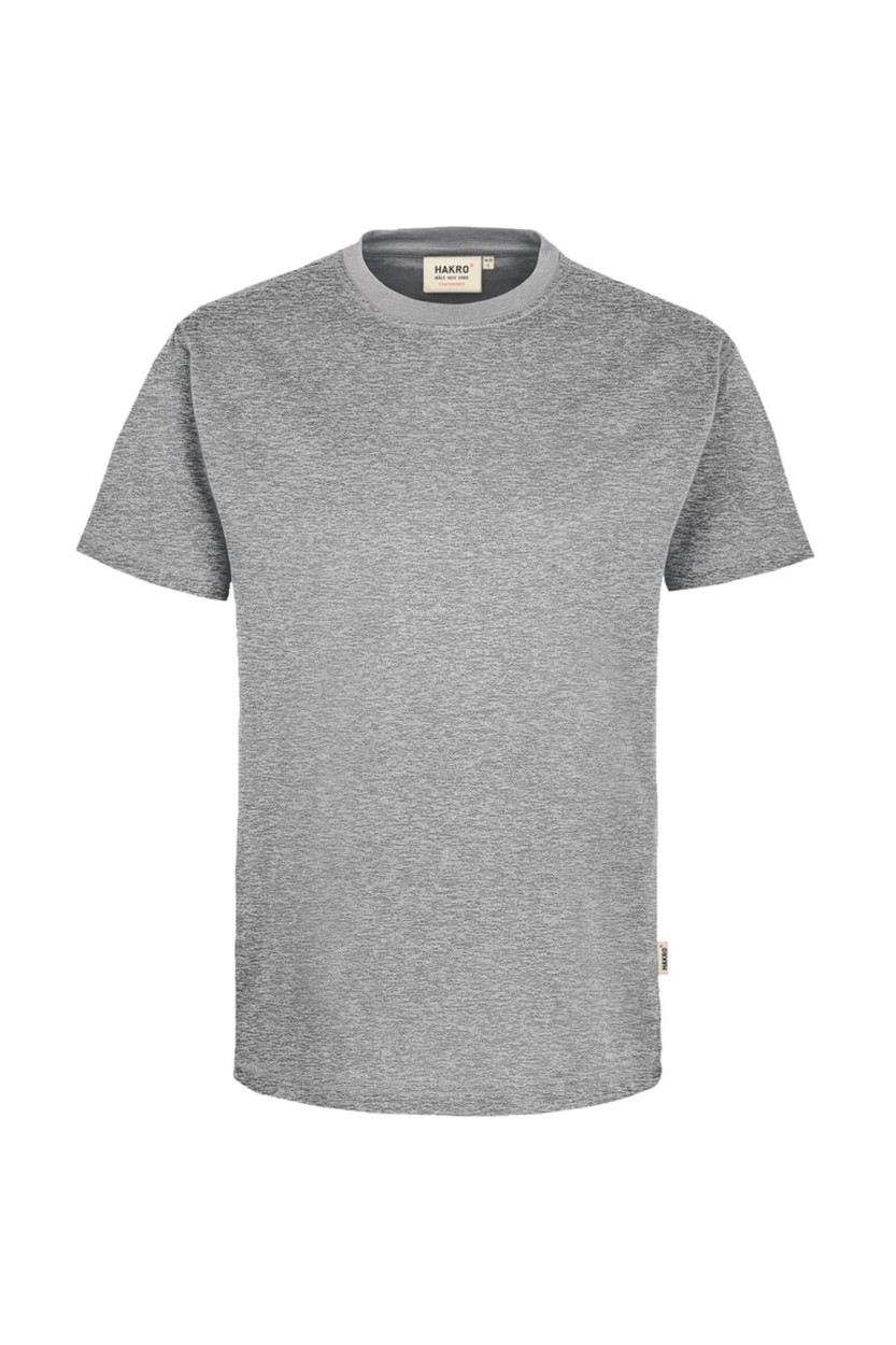HAKRO 281 T-Shirt MIKRALINAR® in Grau meliert, Größe 6XL