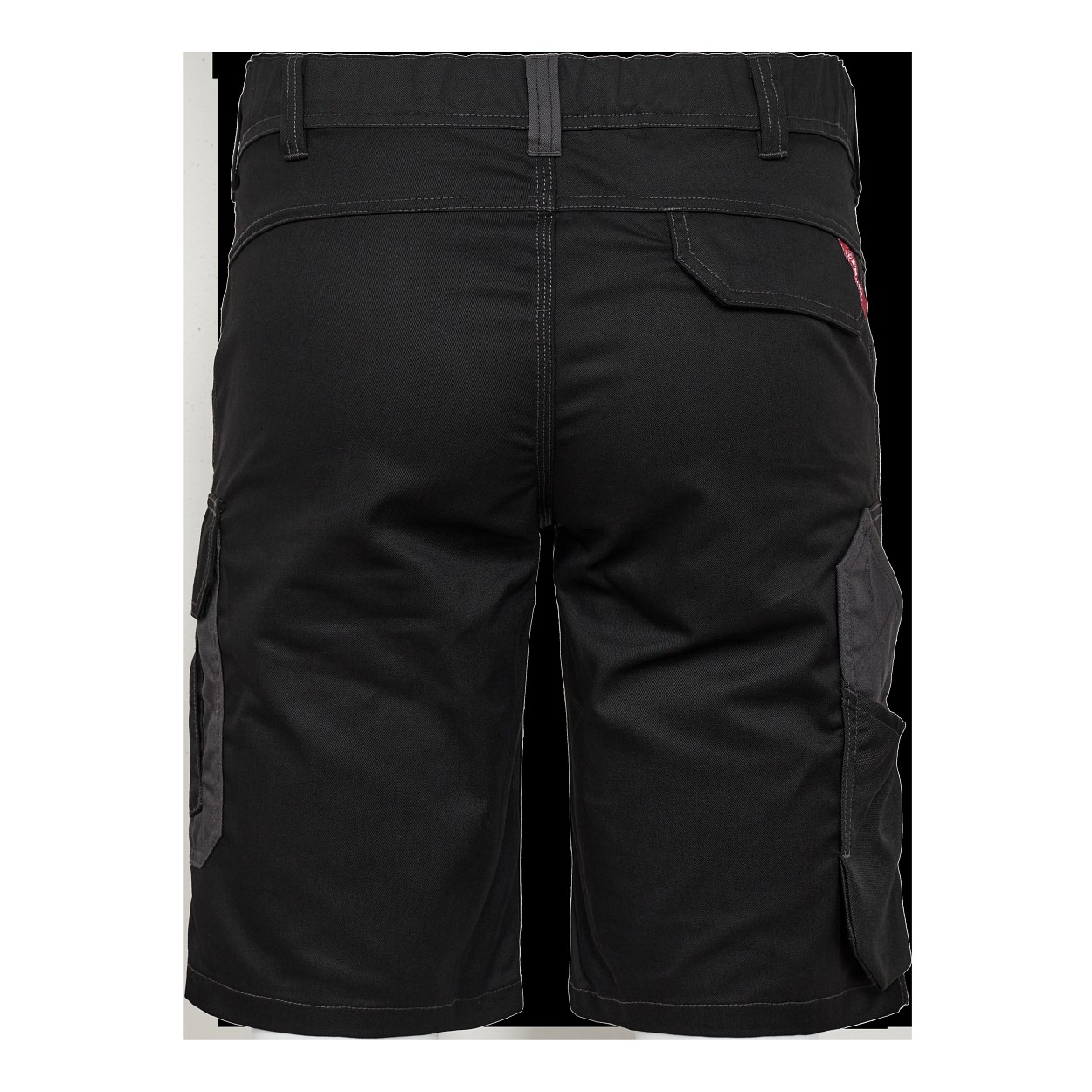 ENGEL Venture Arbeitsshorts mit verdeckte Knopfleiste in Schwarz/Anthrazit Grau, Größe 54