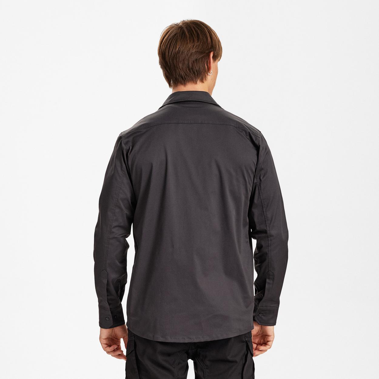ENGEL Extend Hemd mit Stretch in Anthrazit Grau, Größe XS