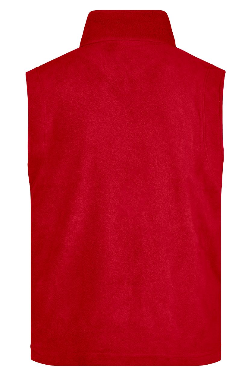 Fleece Vest "JN045" in Red, Größe 4XL - Daiber