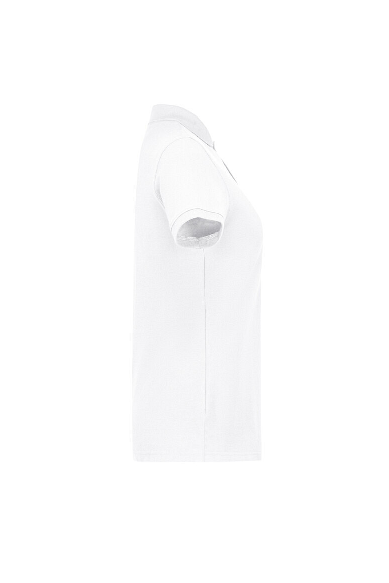 HAKRO 303 Label Free Damen Poloshirt Heavy MIKRALINAR® ECO in weiß, Größe 6XL