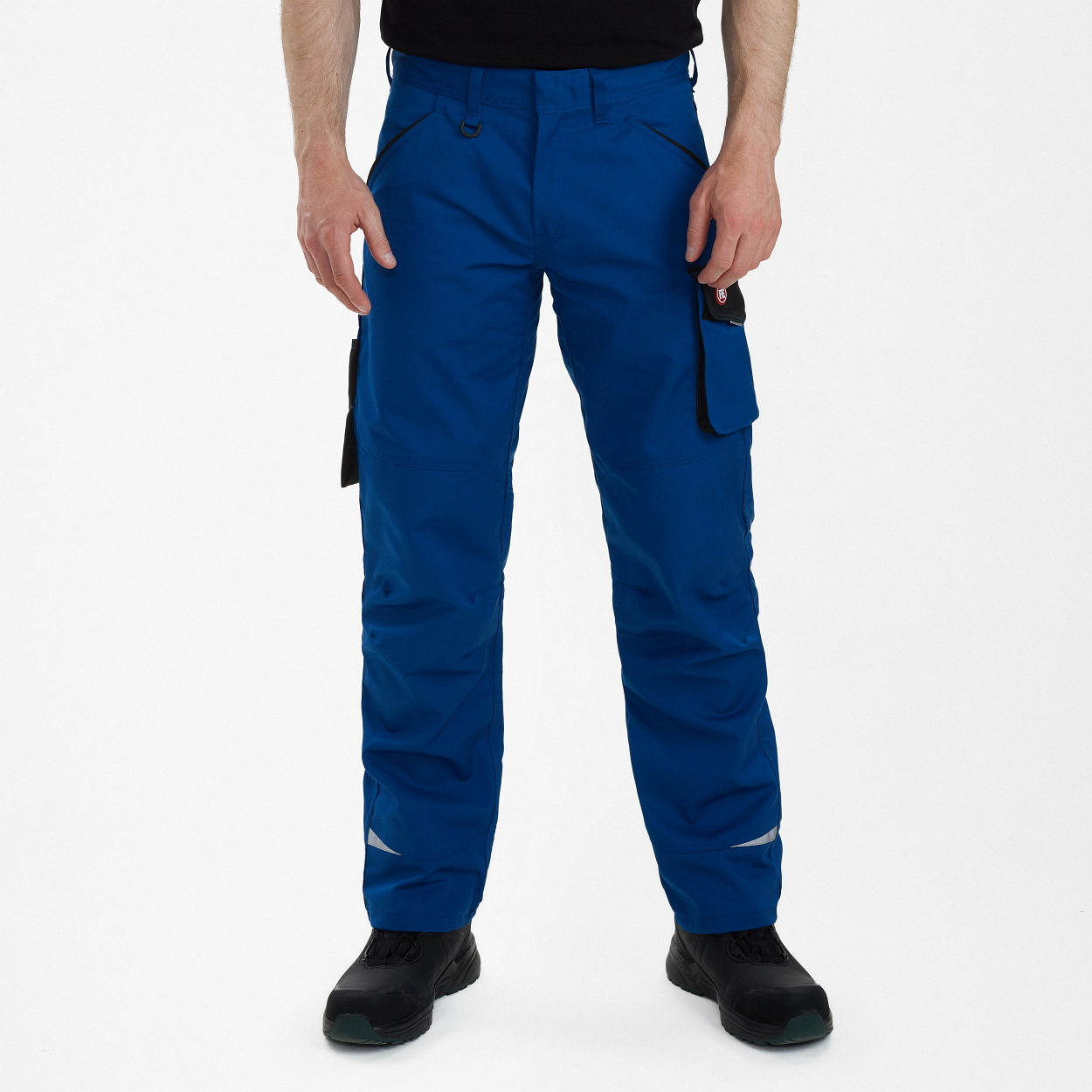 ENGEL Galaxy Light Arbeitshose in Surfer Blue/Schwarz, Größe 106