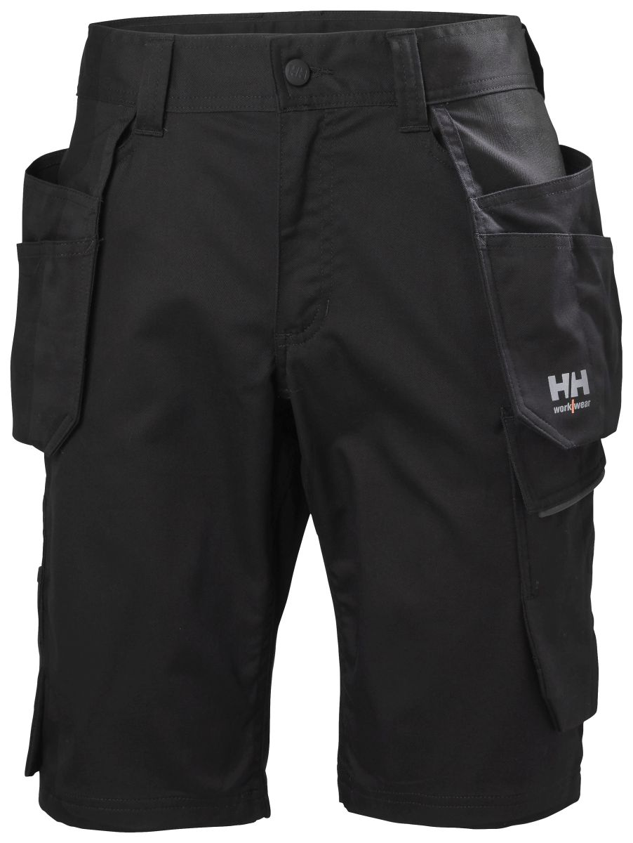 Handwerksshorts Manchester in Black, Gr. 44 von Helly Hansen Workwear Handwerksshorts Manchester in Black, Gr. 44 von Helly Hansen Workwear