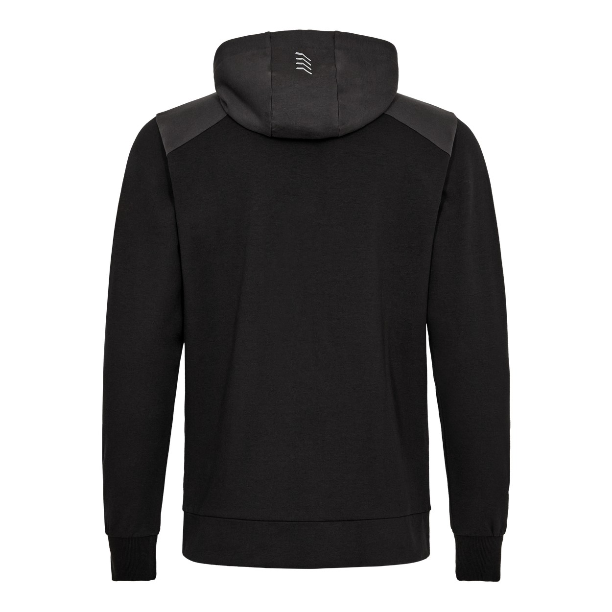 ENGEL Entire sweatcardigan mit kapuze in Schwarz/Anthrazit Grau, Größe XS