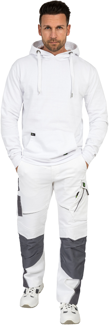 Hoodie "Kim" Classic Line Weiß LWQ, Gr. 2XL von Leibwächter