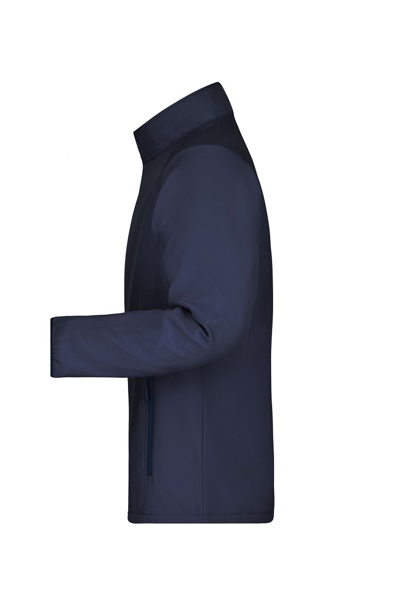 Men's Promo Softshell Jacket "JN1130" in Navy/Navy, Größe 3XL - Daiber