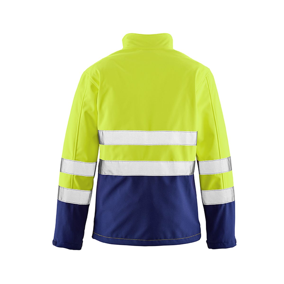 4PROTECT® Warnschutz-Softshelljacke PITTSBURGH in Gelb, Größe 4XL