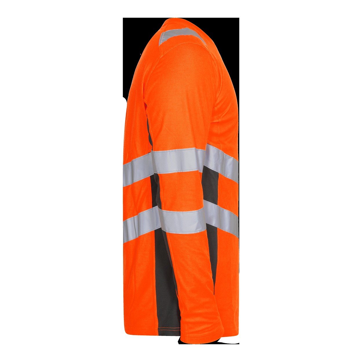 ENGEL Safety Langarm-Shirt in Orange/Anthrazit Grau, Größe XS