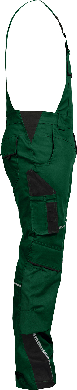 Latzhose Flex Line Grün/Schwarz FLEXL, Gr. 98 von Leibwächter