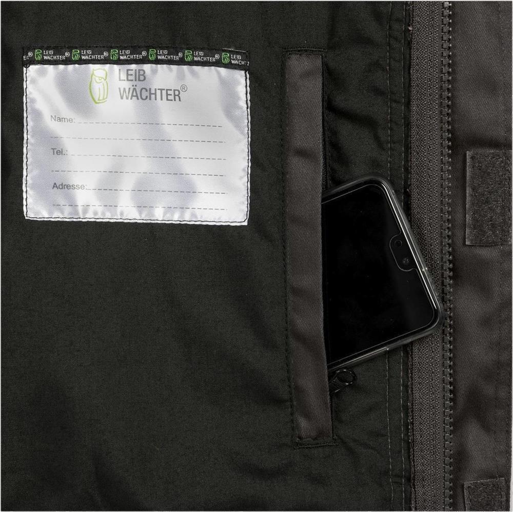 Weste FLEXV28 Flex Line in Anthrazit/Schwarz, Gr. 2XL von Leibwächter