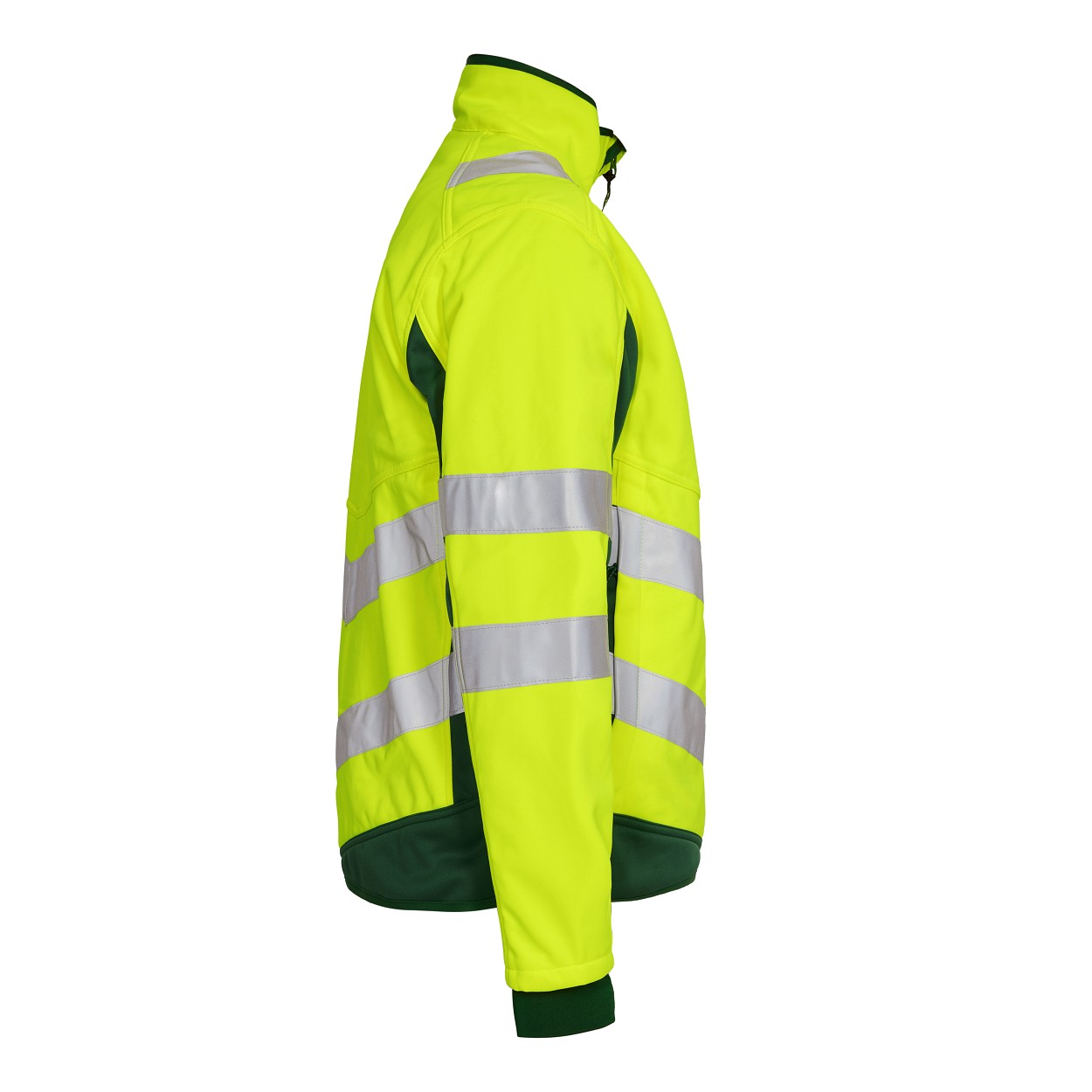 ENGEL Safety Softshelljacke in Gelb/Grün, Größe XS