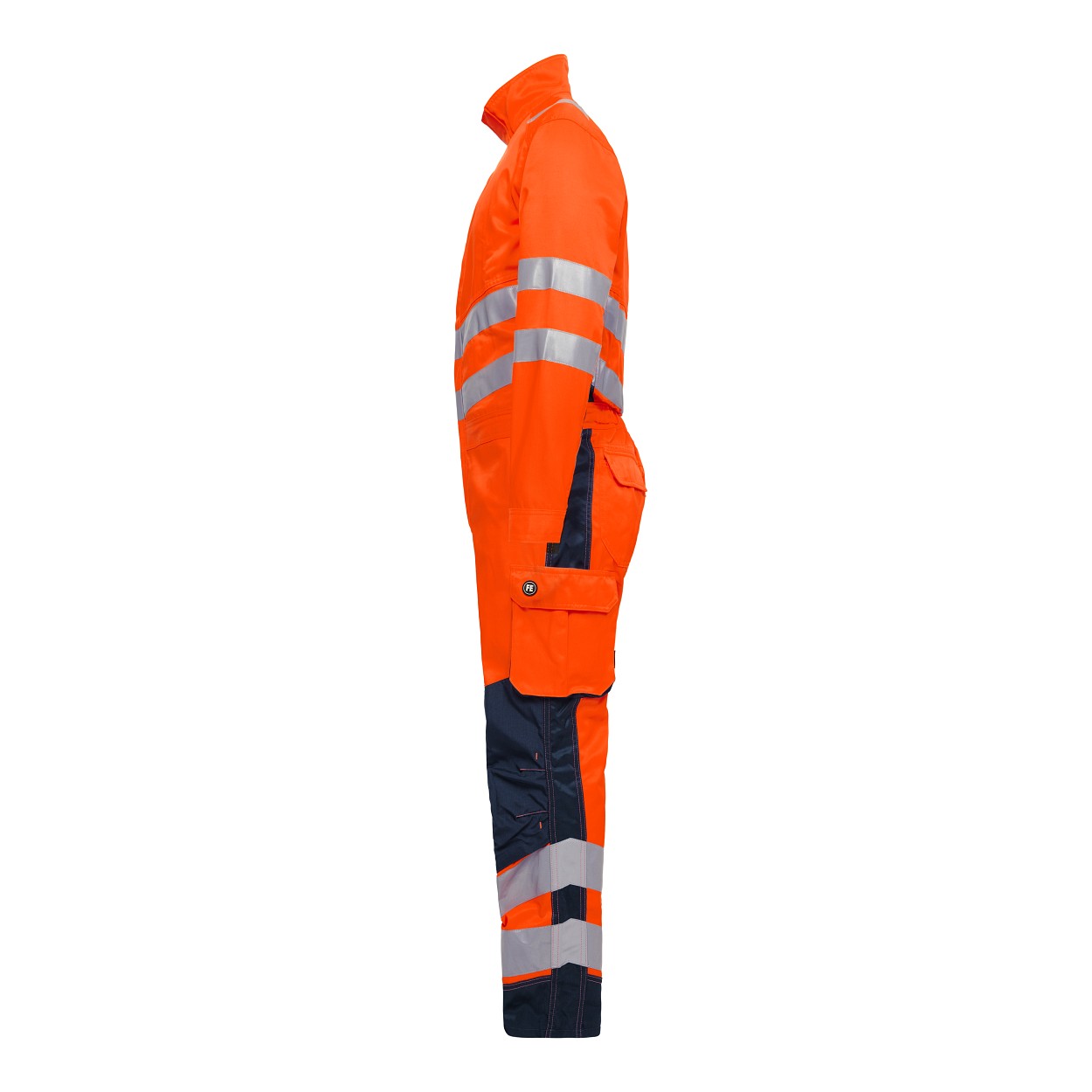 ENGEL Safety Light Overall in Orange/Blue ink, Größe XS