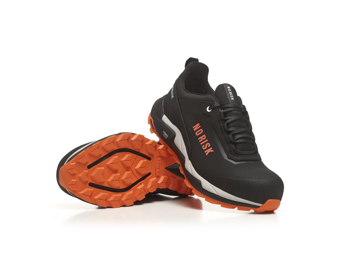 NORISK Halbschuh ATHLETIC LOW STX ORANGE in Schwarz, Größe 44