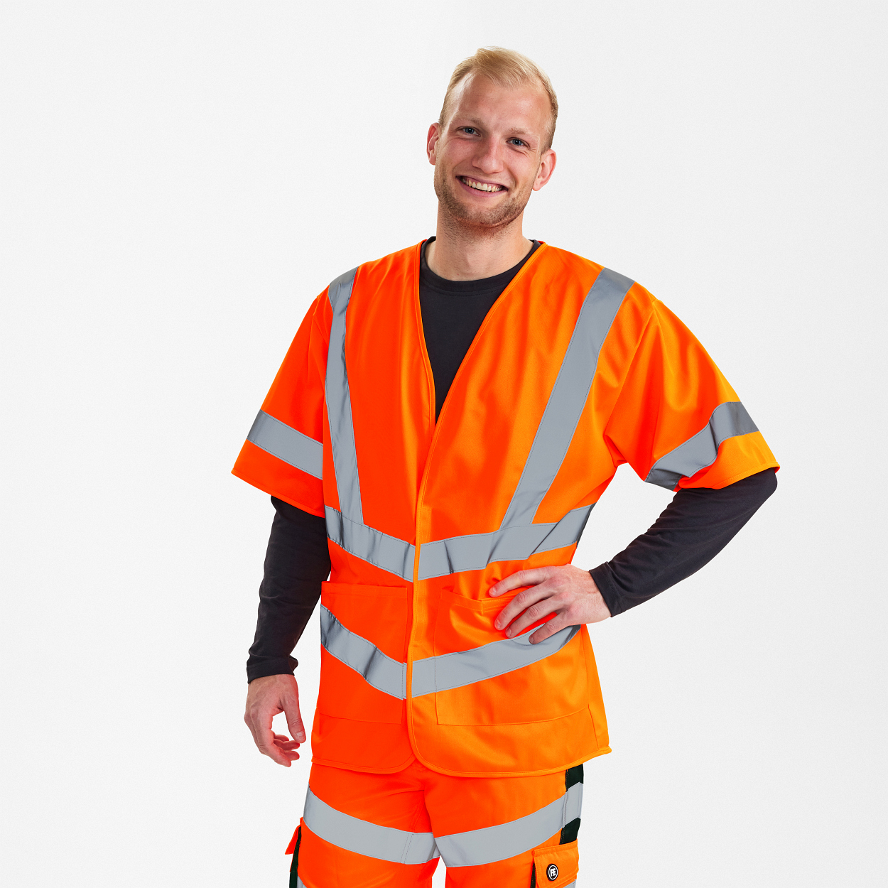 Safety Weste mit Ärmeln