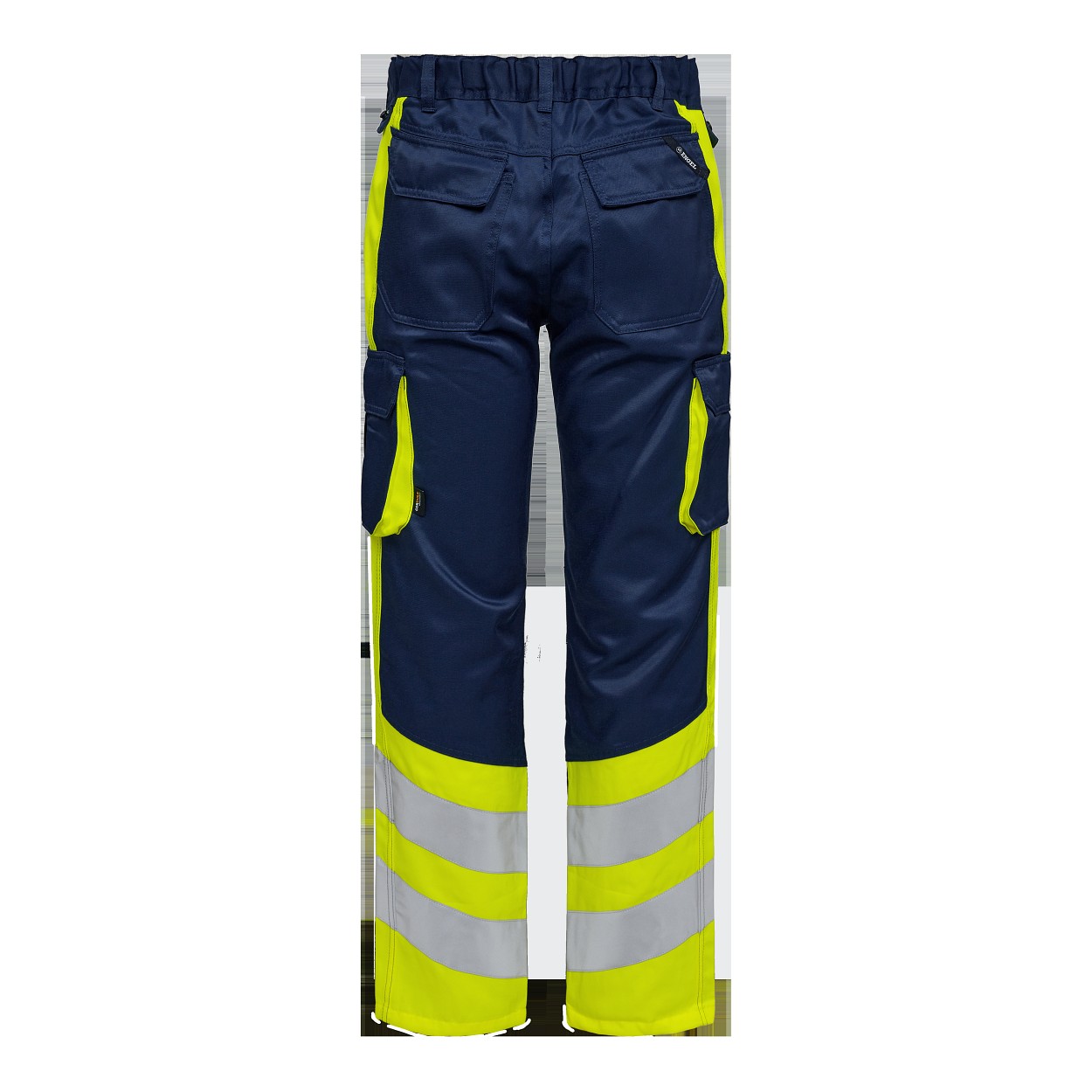 ENGEL Safety Light Arbeitshose in Blue Ink/Gelb, Größe 106