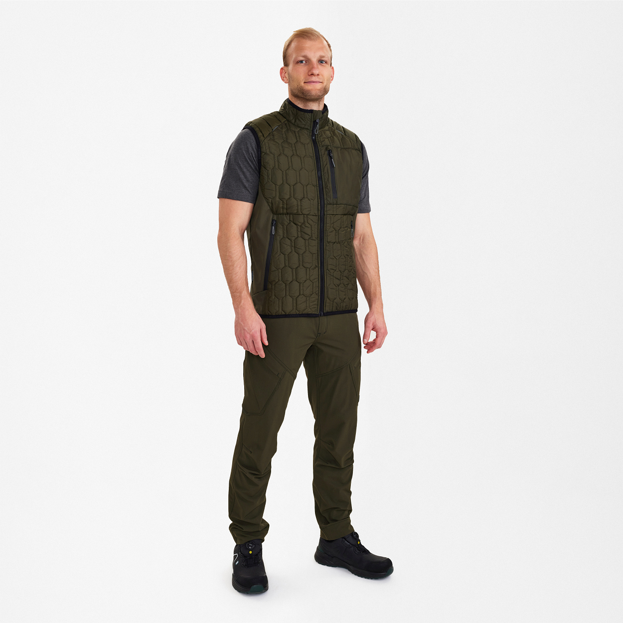 ENGEL X-treme Steppweste in Forest Green, Größe XS