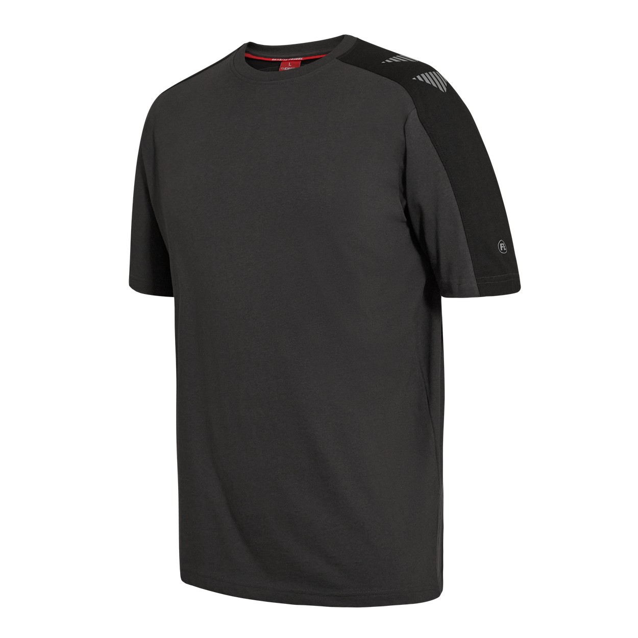 ENGEL Galaxy T-Shirt in Anthrazitgrau/Schwarz, Größe XS