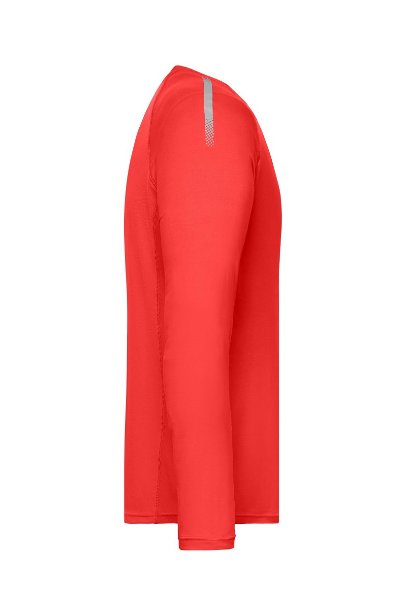 Men's Sports Shirt Long-Sleeved GRS "JN522" in Bright-Red, Größe 3XL - Daiber