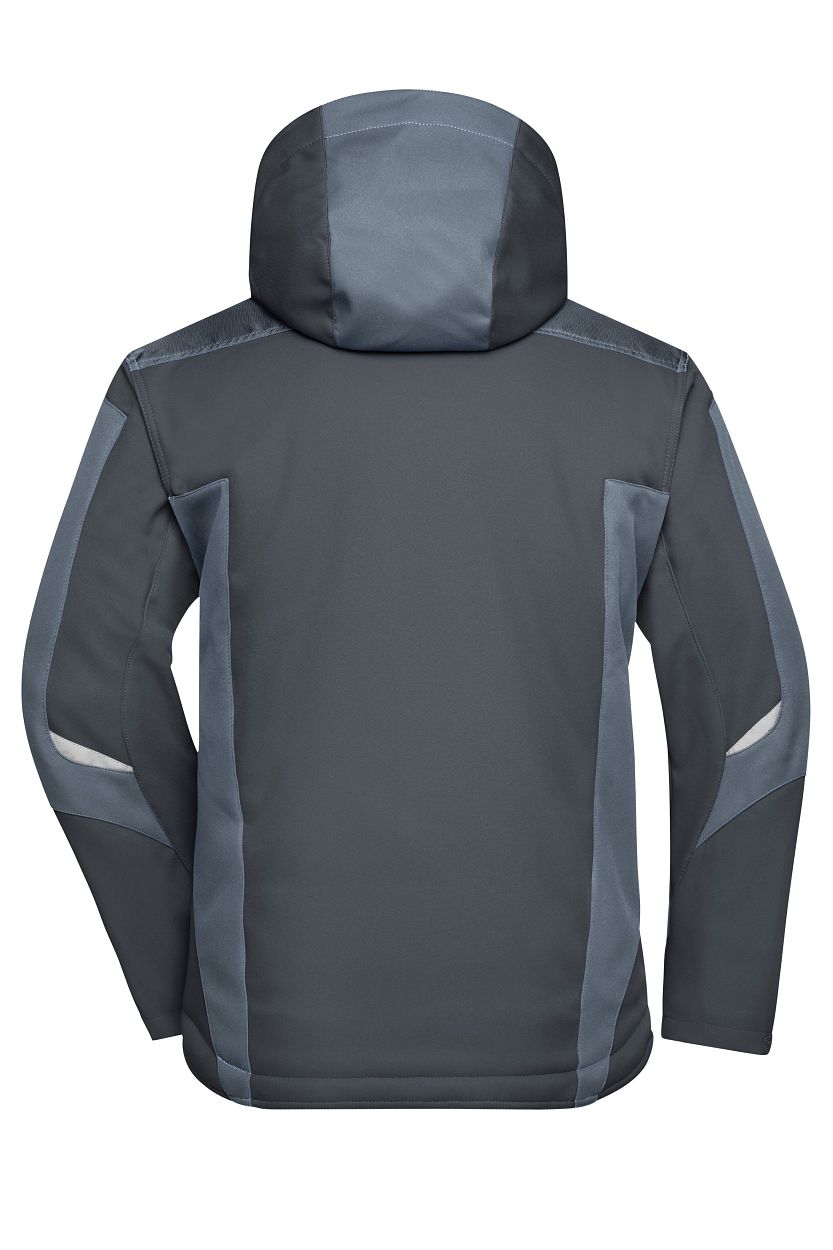 Craftsmen Softshell Jacket - STRONG - "JN824" in Black/Carbon, Größe 6XL - Daiber