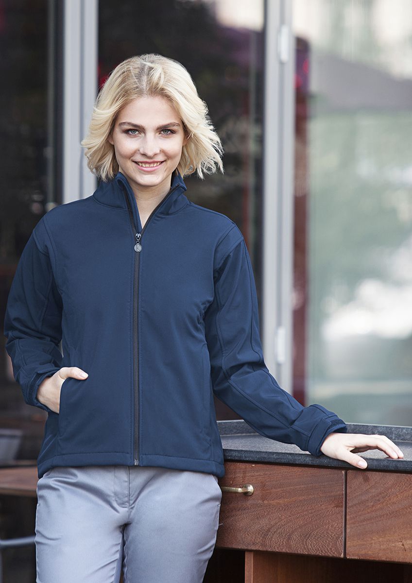 Damen Softshelljacke Classic Größe L in Marine von Karlowsky