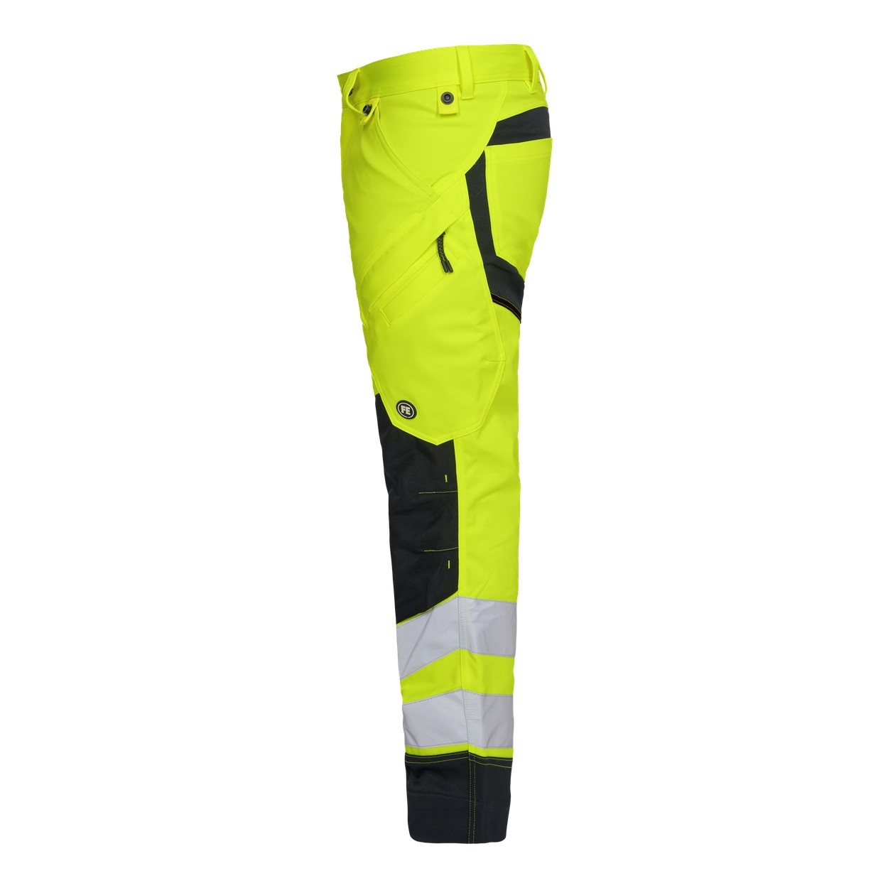 ENGEL Safety Arbeitshose mit 2-Wege-Stretch in Gelb/Schwarz, Größe 26