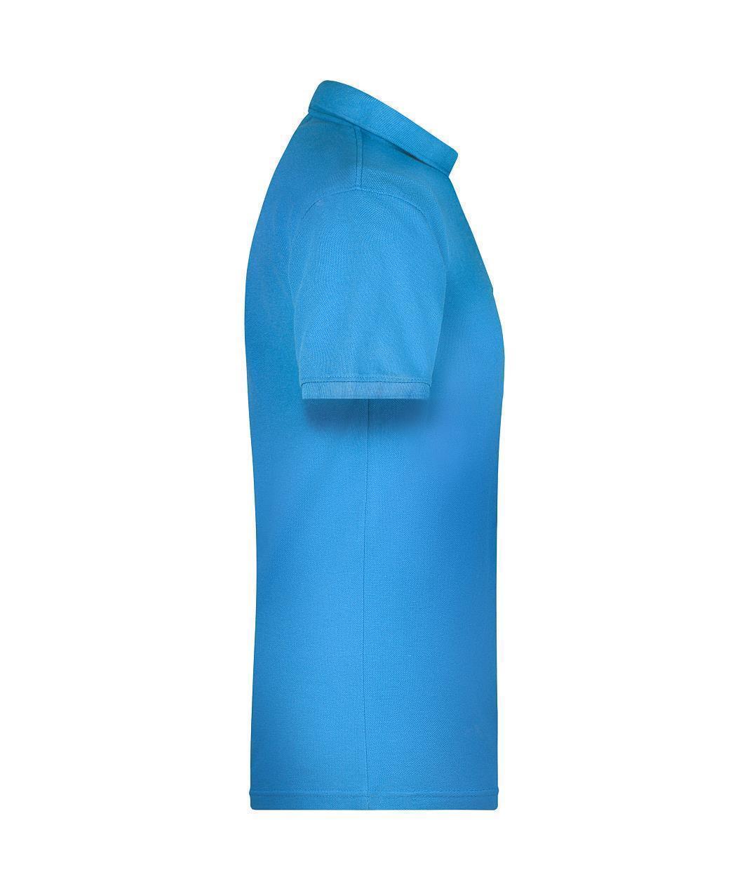 Men's ORGANIC Workwear Polo OCS Blended "JN874" in Aqua, Größe 6XL - Daiber