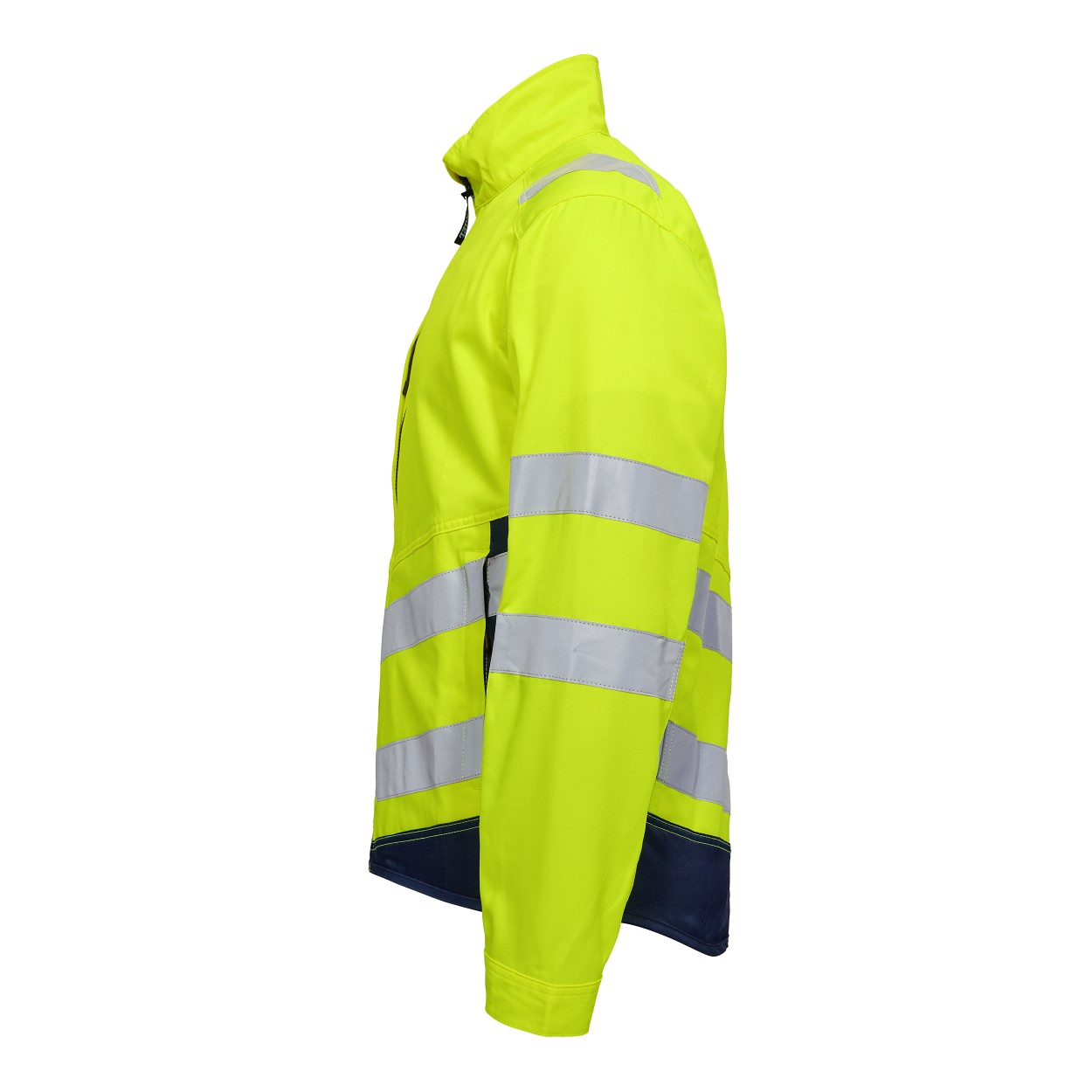 ENGEL Safety Light Arbeitsjacke in Gelb/Blue Ink, Größe XS