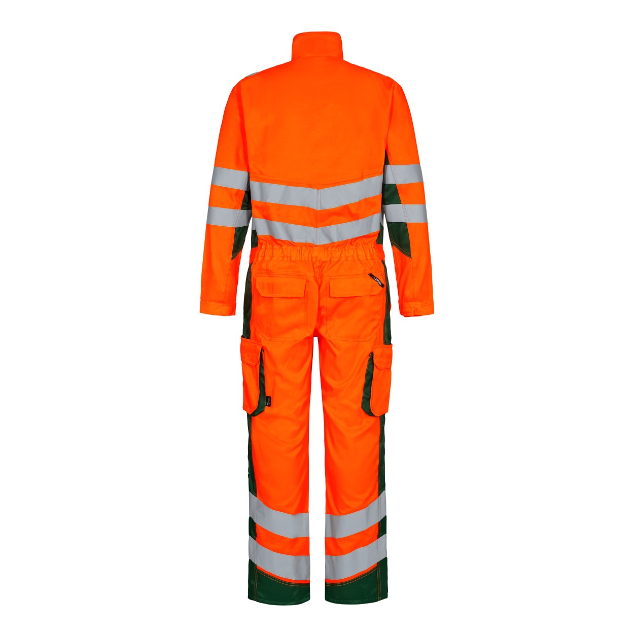 ENGEL Safety Light Overall in Orange/Grün, Größe XS