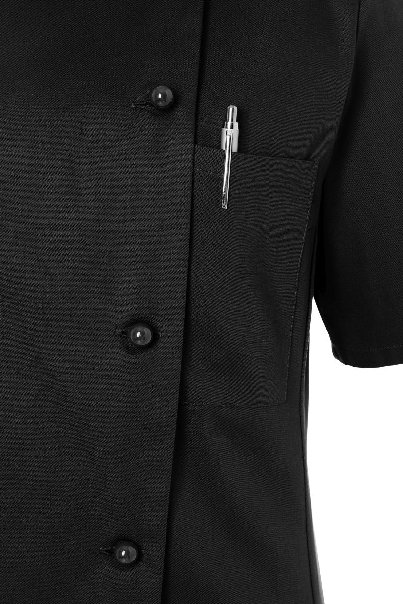 Damenkochjacke Pauline Größe 54 in Schwarz von Karlowsky