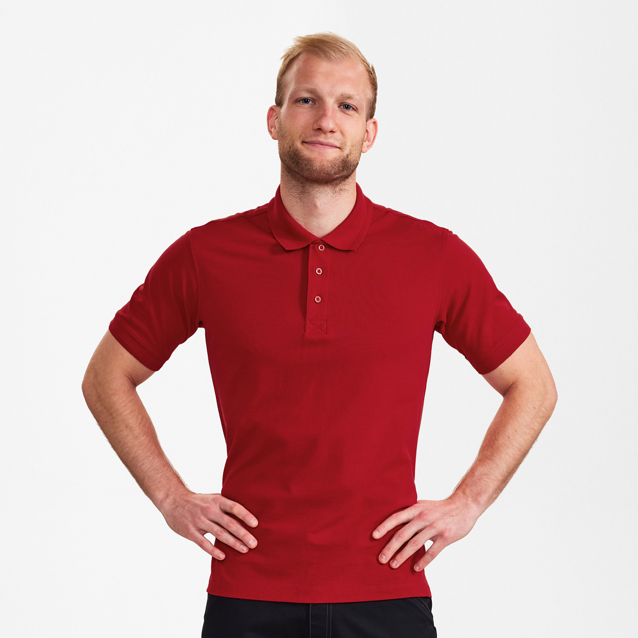 ENGEL Extend Poloshirt in Tomato Red, Größe XS