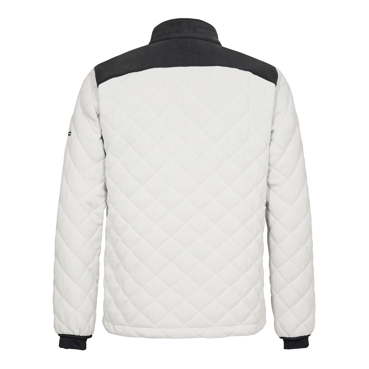 ENGEL Entire Gestepptes-Fleecejacke in Bone White / Anthracite Grey, Größe XS