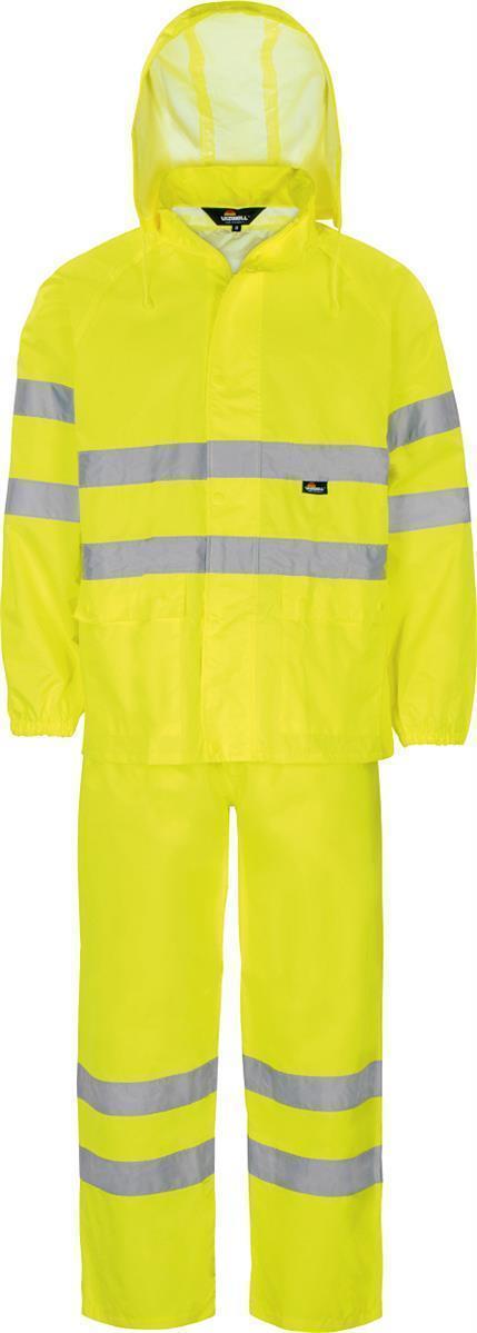 Warnschutz-Regenanzug leuchtgelb in Gr. XXL von Vizwell