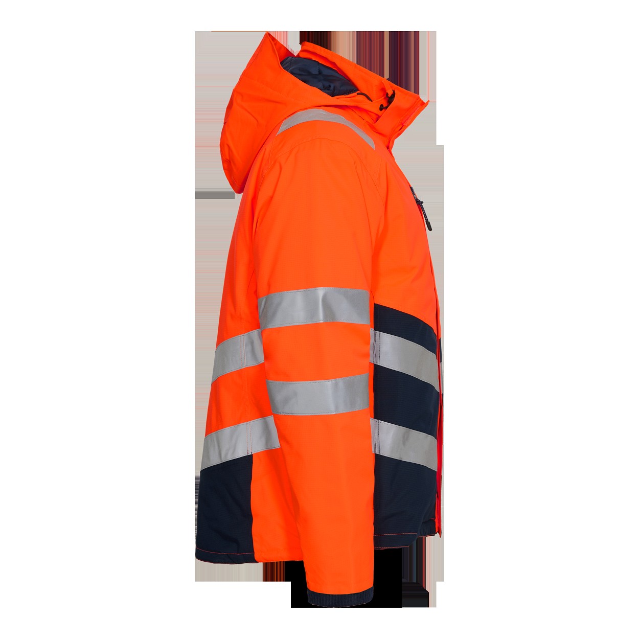 ENGEL Safety Winterjacke in Orange/Blue ink, Größe XS