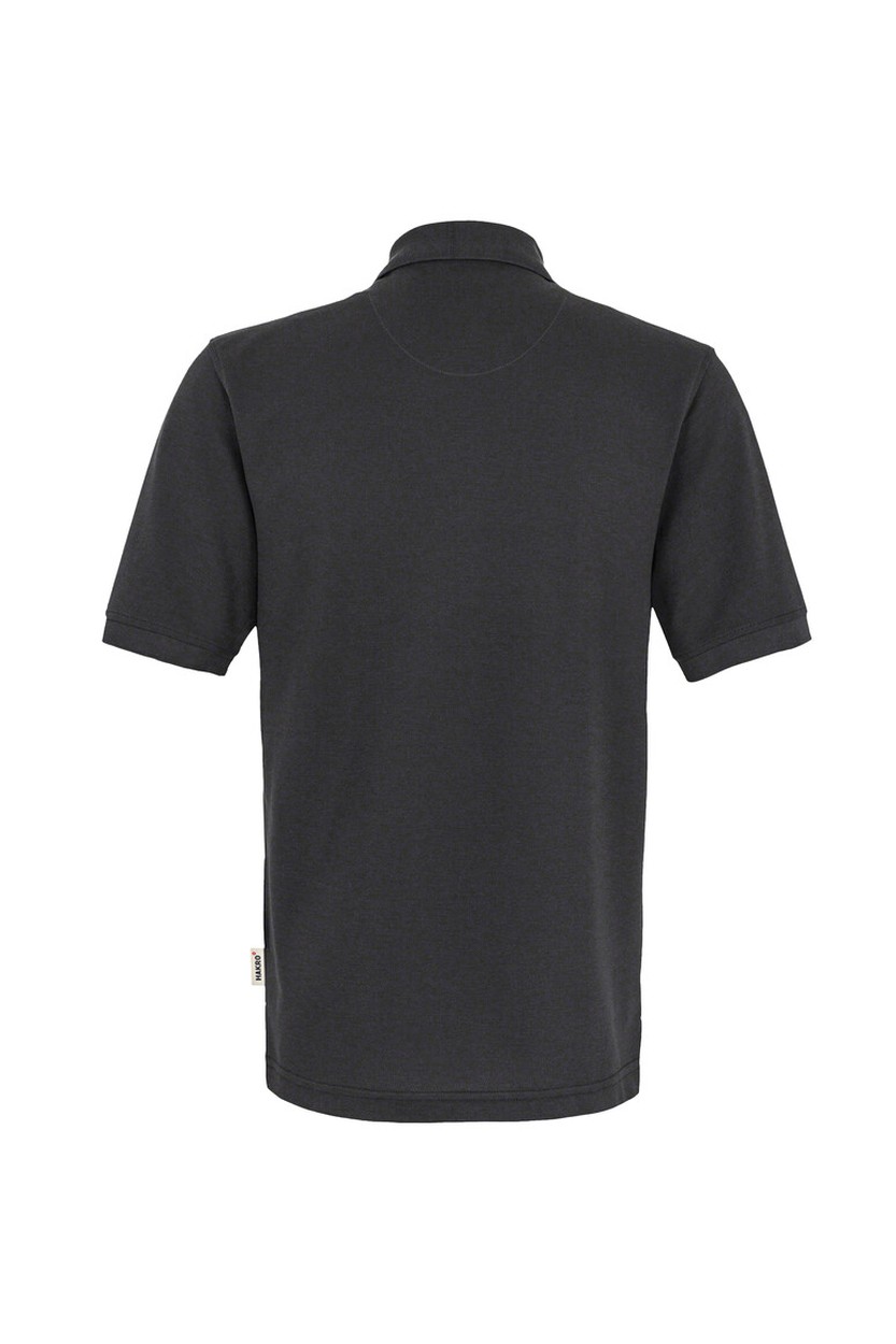 HAKRO 816 Poloshirt MIKRALINAR® in Karbongrau, Größe 6XL