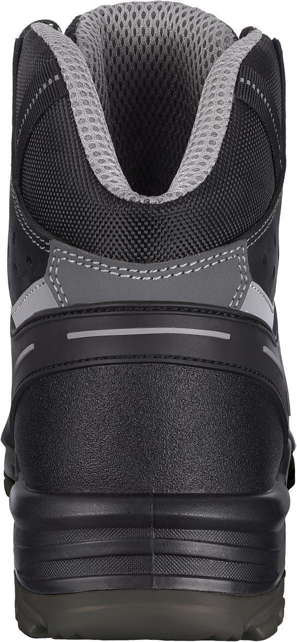 Stiefel niedrig L6122 München in Schwarz/Grau, Gr. 48 von Leibwächter