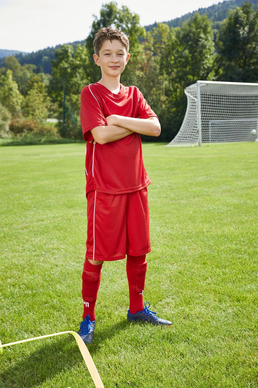 Team Shirt Junior "JN386K" in Yellow/Black, Größe 2XL - Daiber