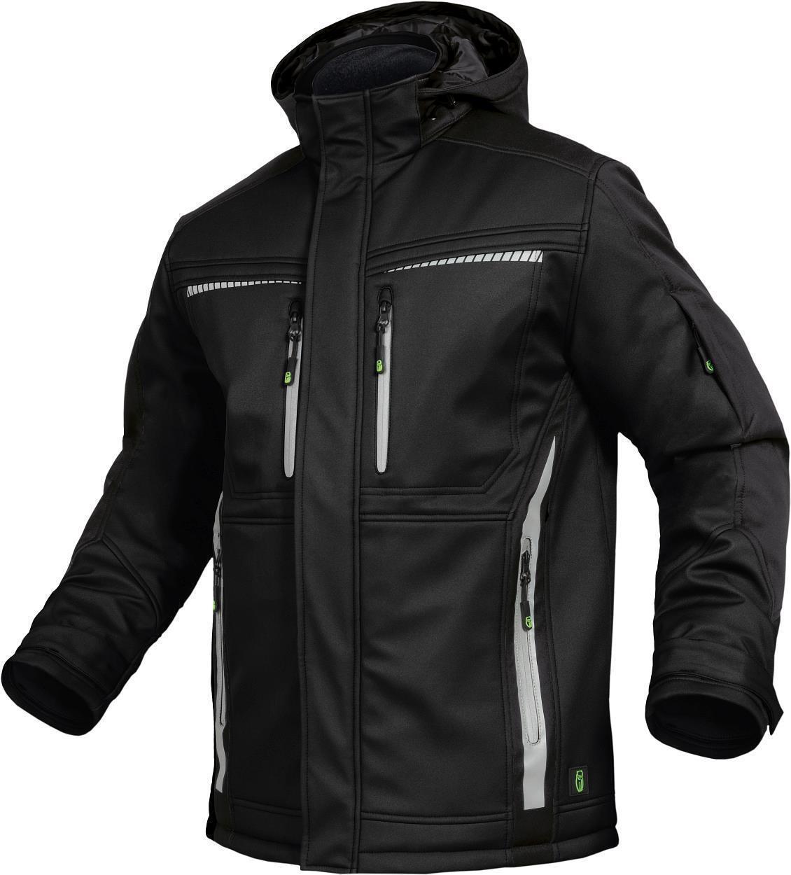 Winter-Softshelljacke Flex Line Schwarz FLEXI, Gr. 2XL von Leibwächter