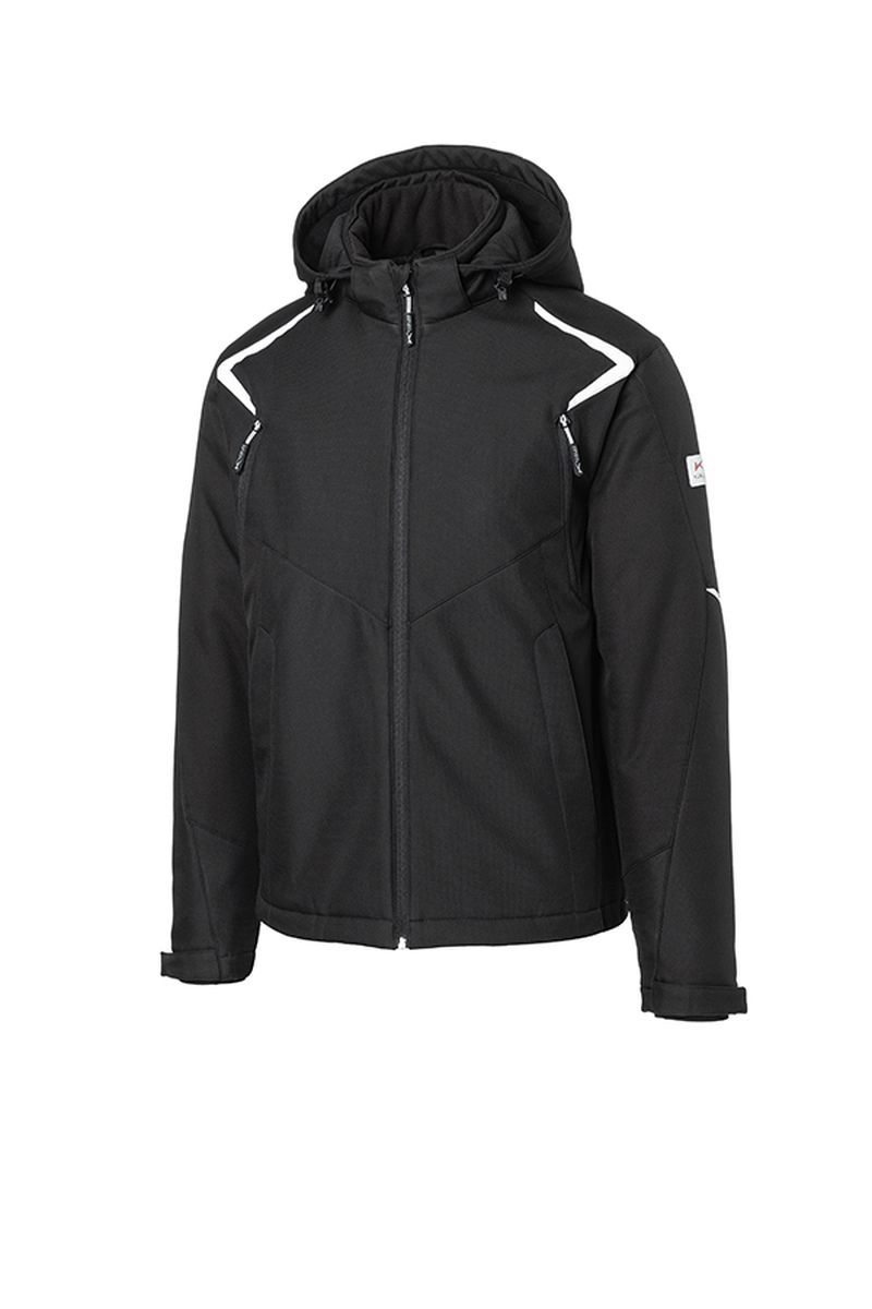 KÜBLER BODYFORCE Winter Softshell Jacke KÜBLER BODYFORCE Winter Softshell Jacke in Schwarz / Anthrazit, Größe 4XL