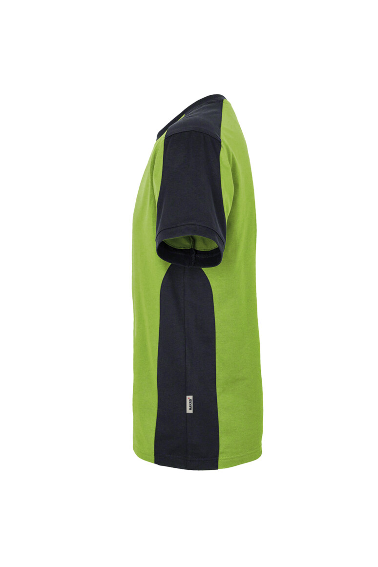 HAKRO 290 T-Shirt Contrast MIKRALINAR® in Kiwi/Anthrazit, Größe 6XL