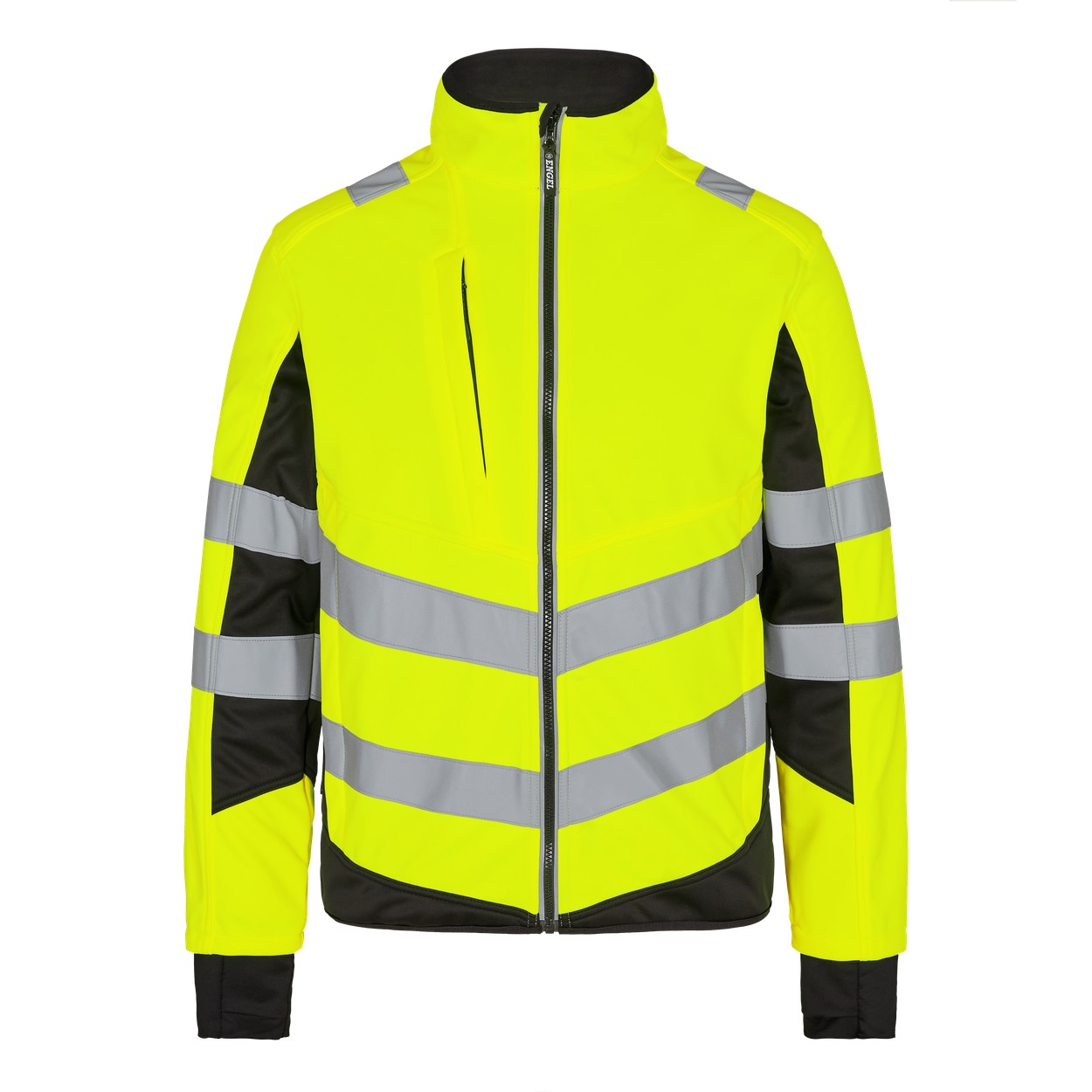 ENGEL Safety Softshelljacke in Gelb/Schwarz, Größe XS