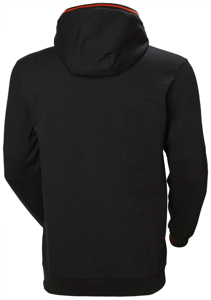 Zip Hoodie Kensington in Black, Gr. 4XL von Helly Hansen Workwear