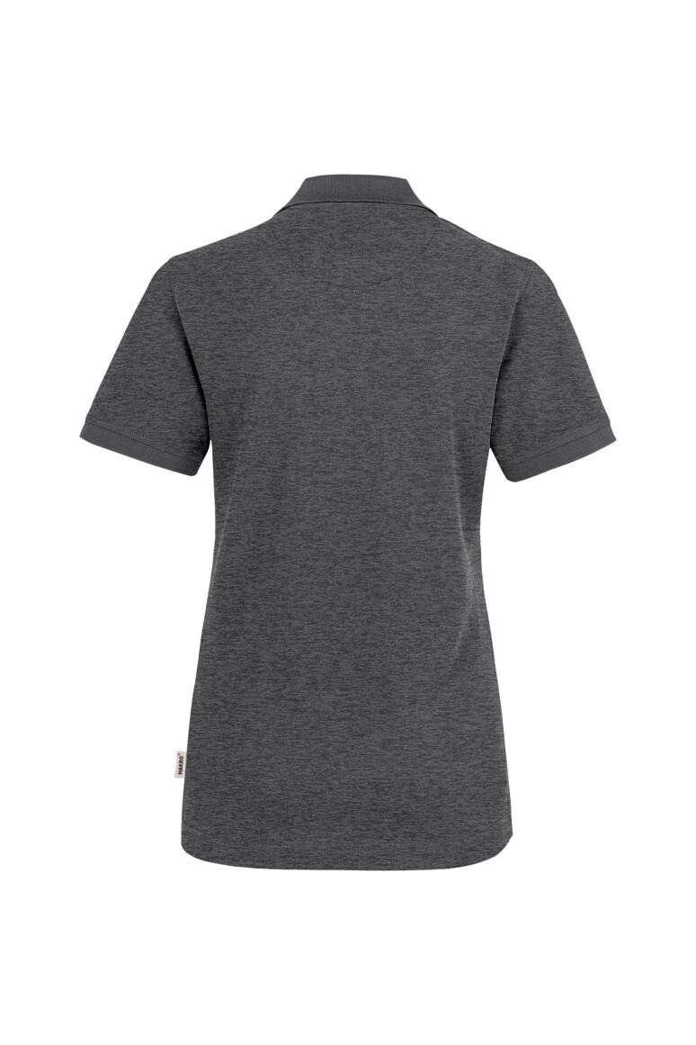HAKRO 216 Damen Poloshirt MIKRALINAR® in Anthrazit meliert, Größe 6XL