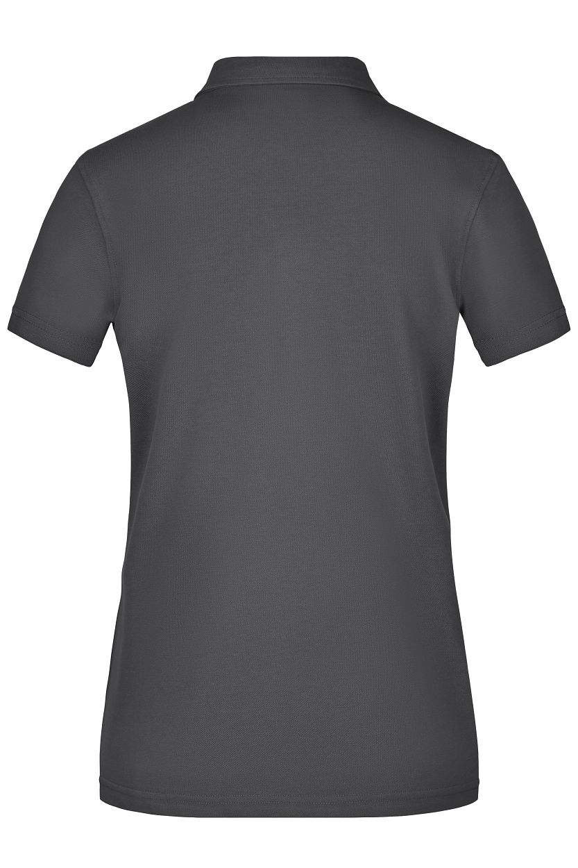 Ladies' Plain Polo "JN969" in Graphite/Graphite-White, Größe 2XL - Daiber