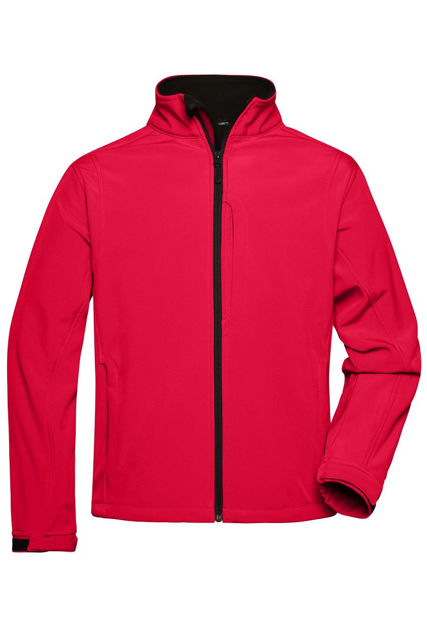 Men's Softshell Jacket "JN135" in Red, Größe 3XL - Daiber